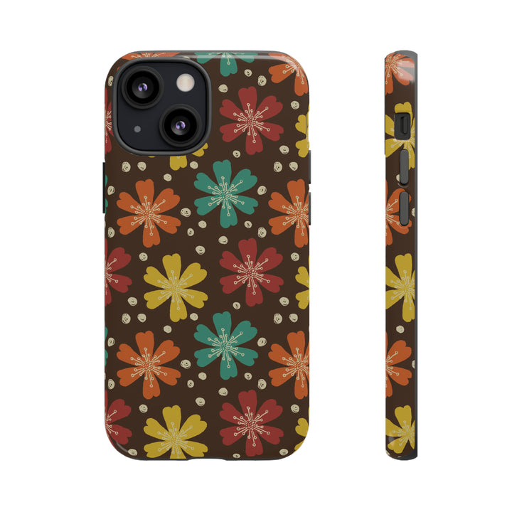 Retro Blooms in Color | Phone Case for iPhone/Galaxy/Pixel