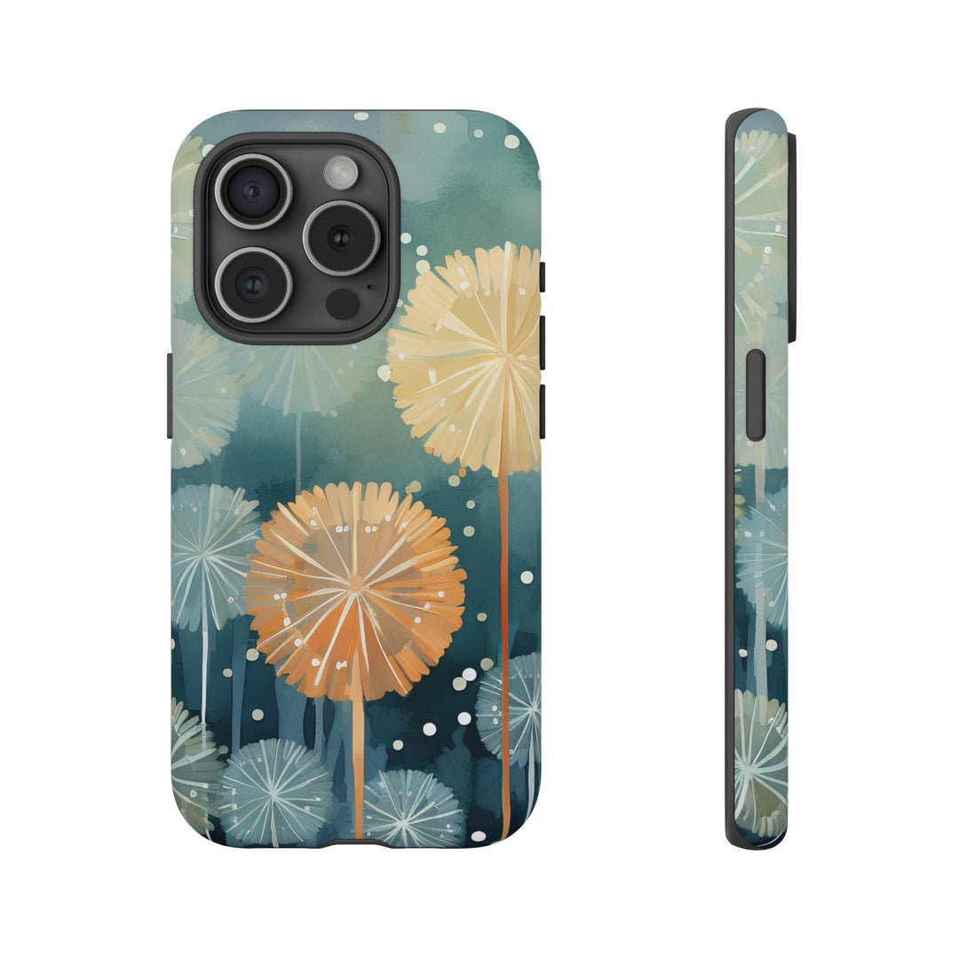 Abstract Dandelions Phone Case