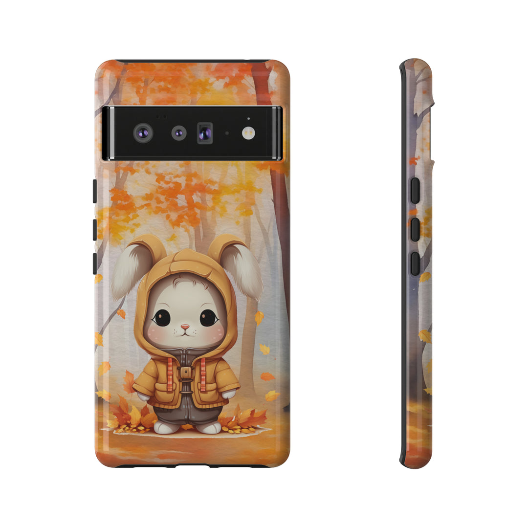 Baby Autumn Bunny Phone Case for iPhone, Samsung, Pixel