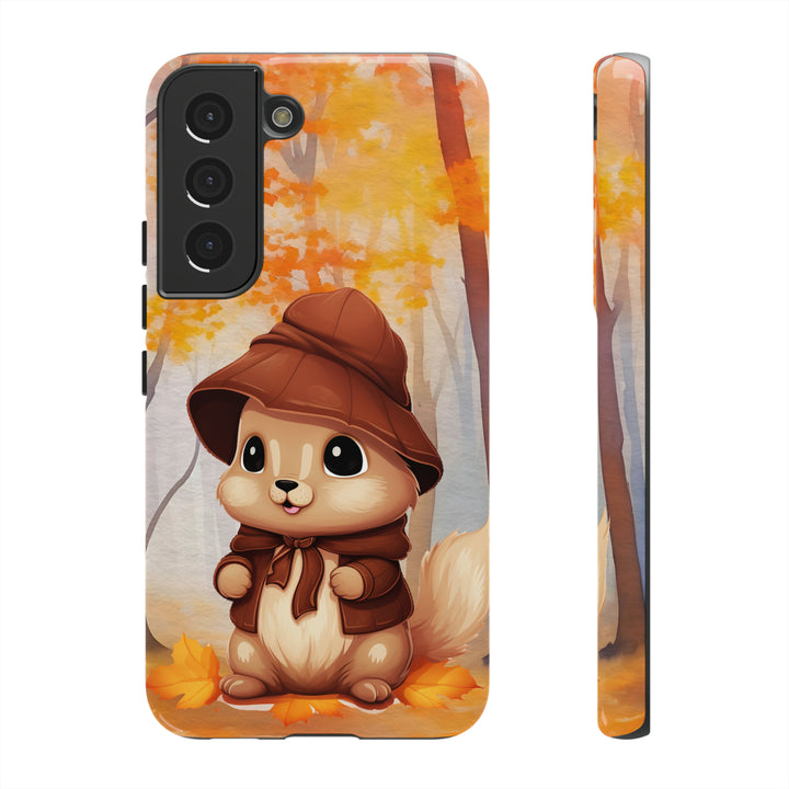 Baby Autumn Chipmunk Phone Case for iPhone, Samsung, Pixel