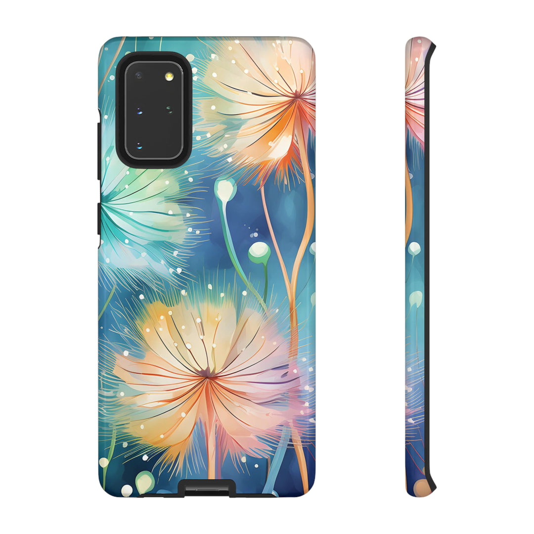 Whimsical Burst Dandelions Phone Case