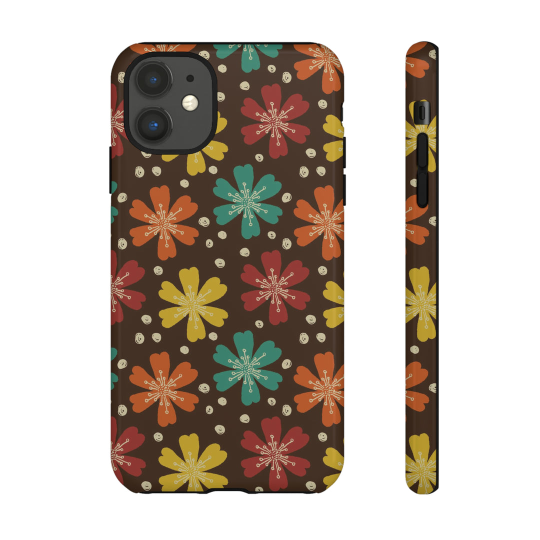 Retro Blooms in Color | Phone Case for iPhone/Galaxy/Pixel