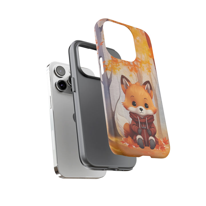 Baby Forest Fox Ready for Autumn - Samsung & iPhone Phone Case