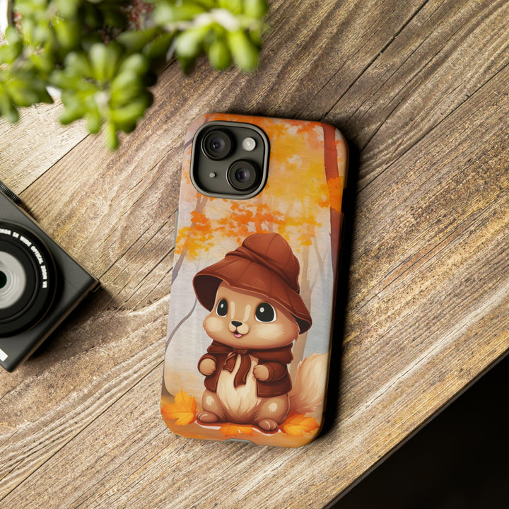 Baby Autumn Chipmunk Phone Case for iPhone, Samsung, Pixel