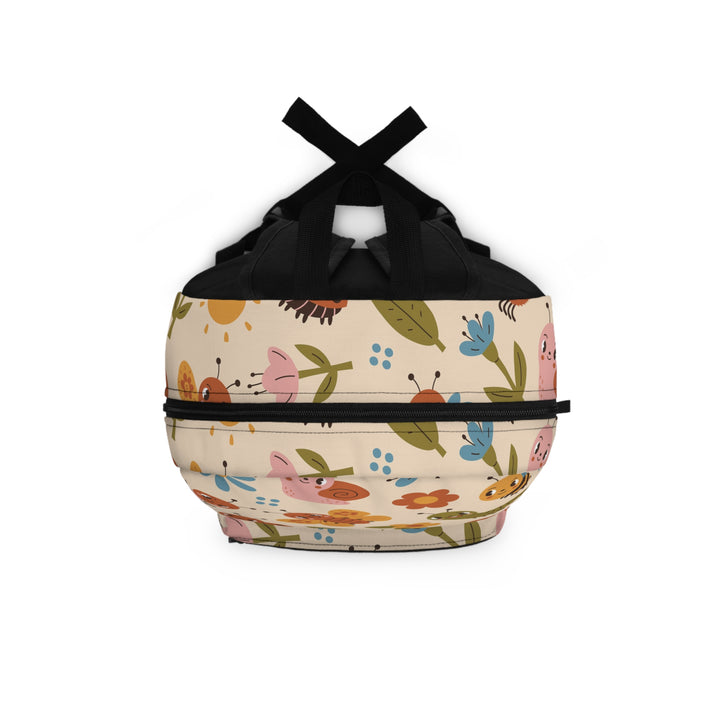 Quirky Buggy Bliss | Lightweight Printed Backpack