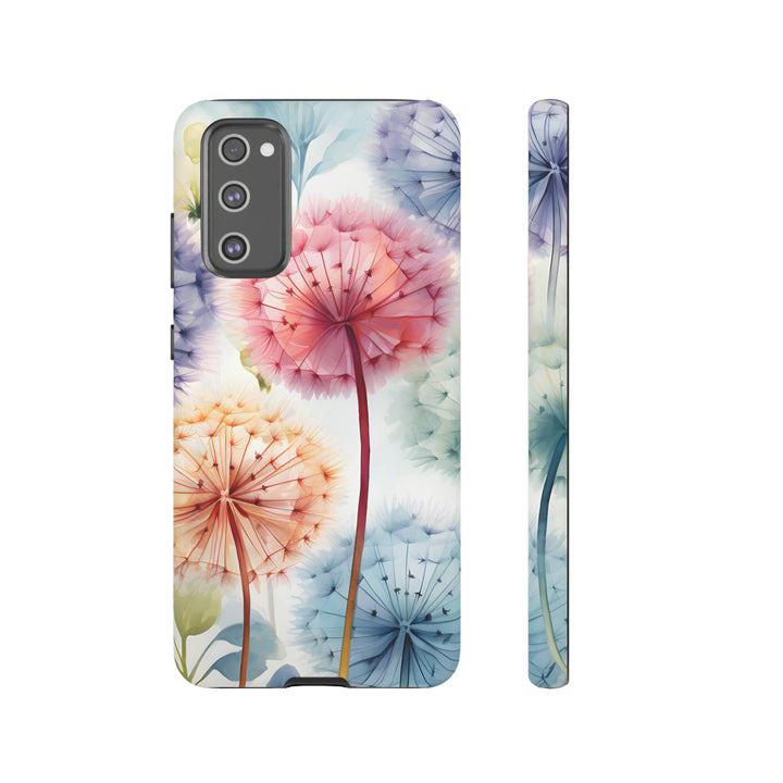 Colorful Field of Dandelions Phone Case