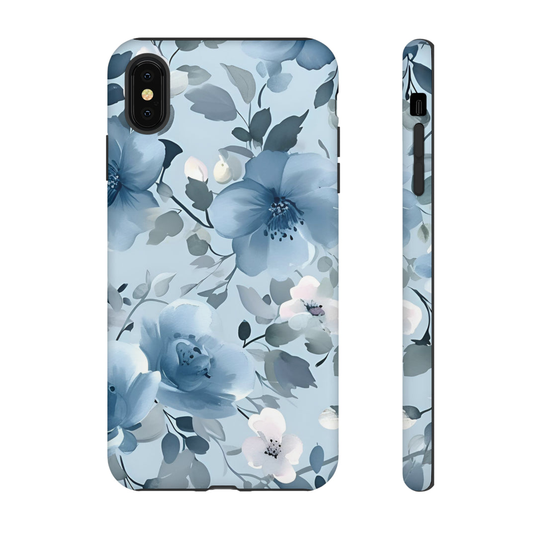 Dusty Blue Flowers | Phone Case for iPhone/Galaxy/Pixel