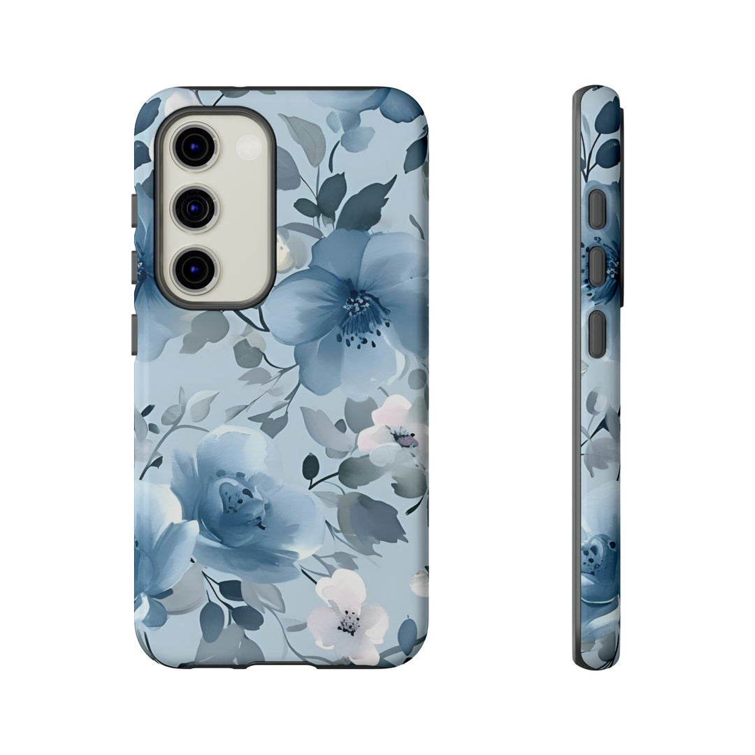 Dusty Blue Flowers | Phone Case for iPhone/Galaxy/Pixel