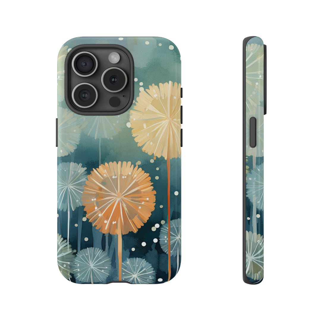 Abstract Dandelions Phone Case