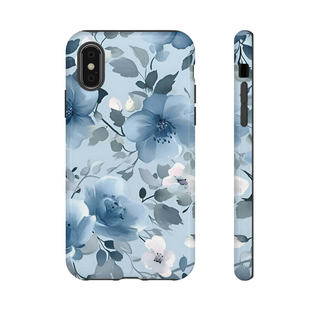 Dusty Blue Flowers | Phone Case for iPhone/Galaxy/Pixel