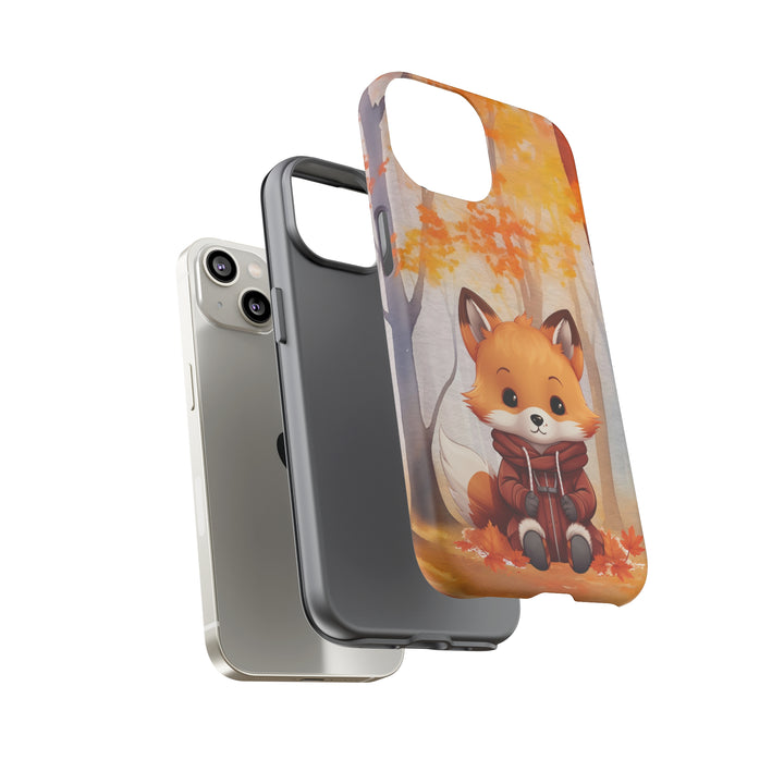 Baby Forest Fox Ready for Autumn - Samsung & iPhone Phone Case