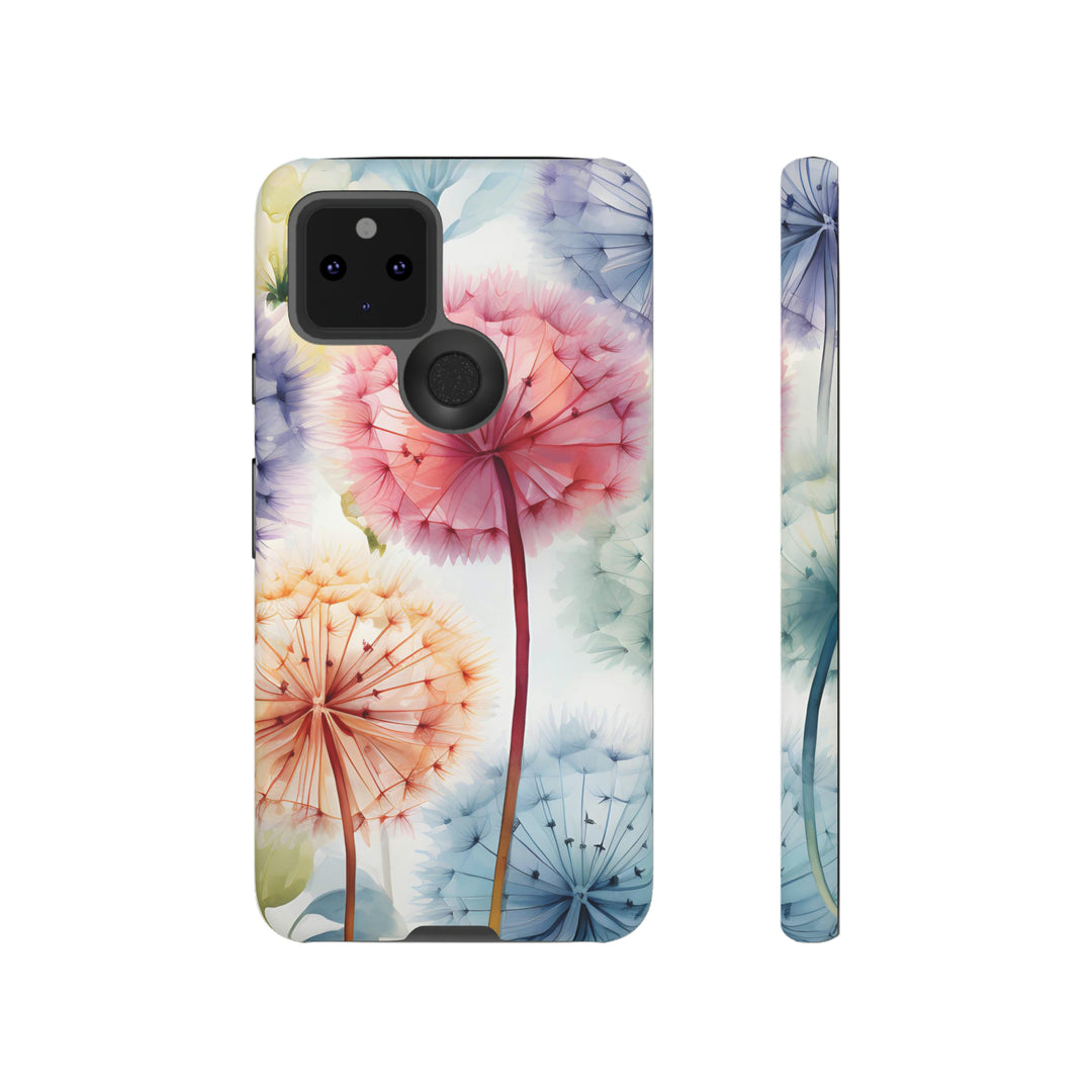 Colorful Field of Dandelions Phone Case