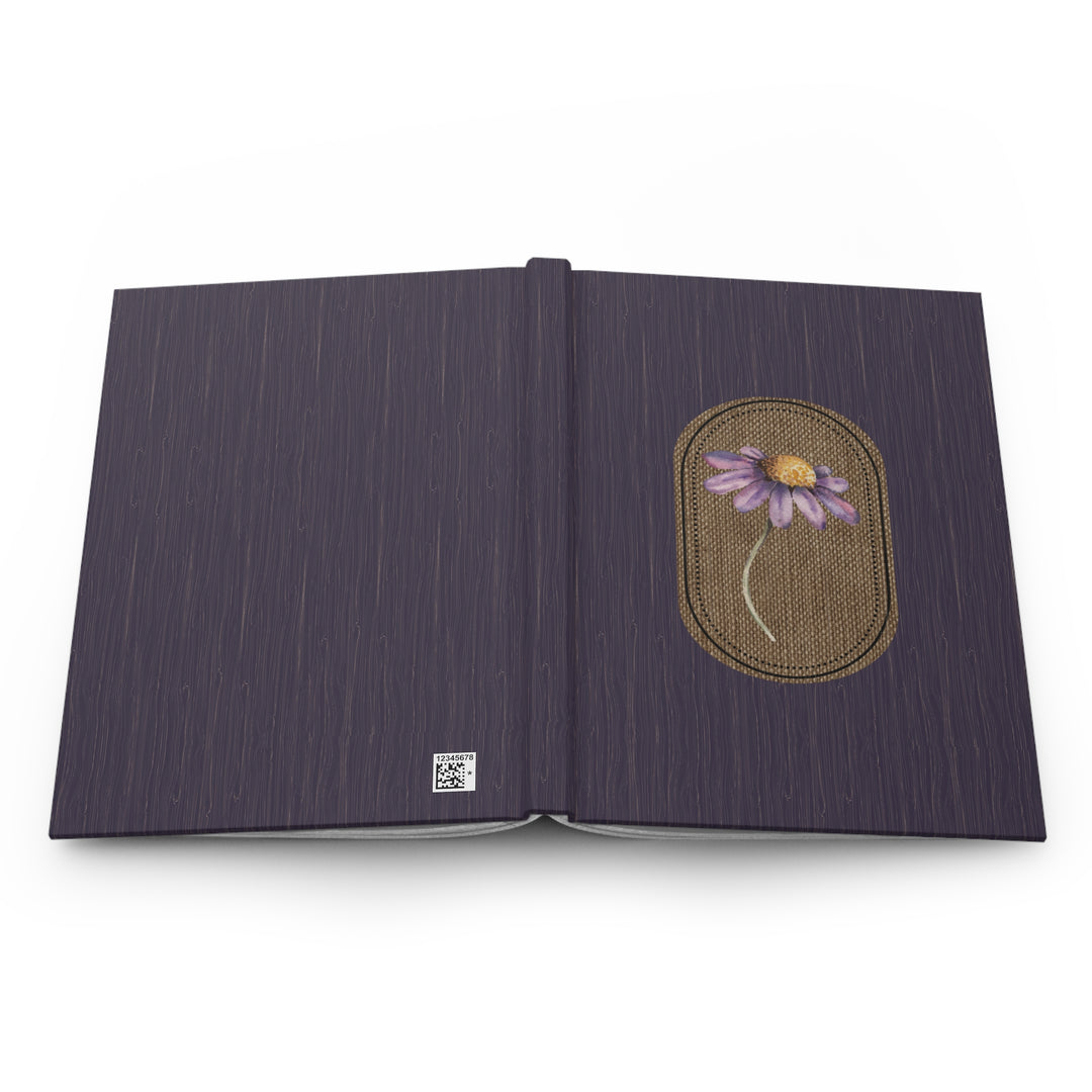 Purple Wildflower Patch Botanical Hardcover Nature Journal