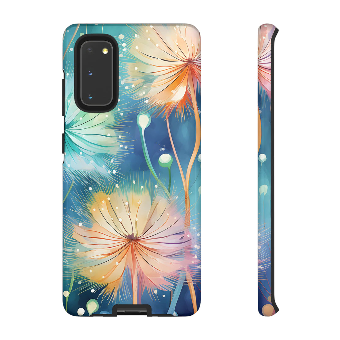 Whimsical Burst Dandelions Phone Case