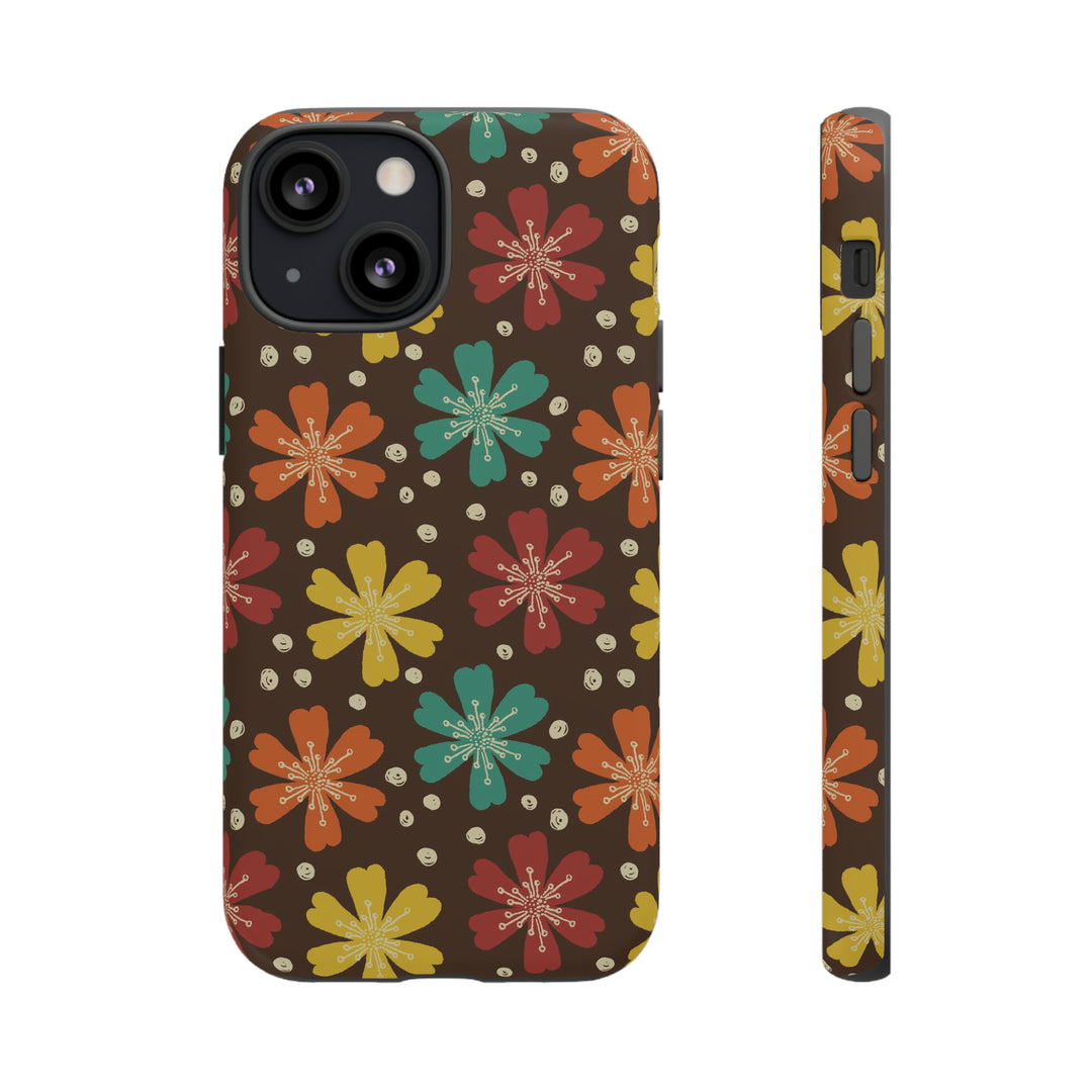 Retro Blooms in Color | Phone Case for iPhone/Galaxy/Pixel