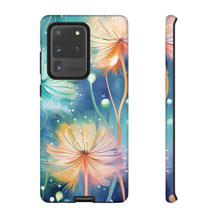 Whimsical Burst Dandelions Phone Case