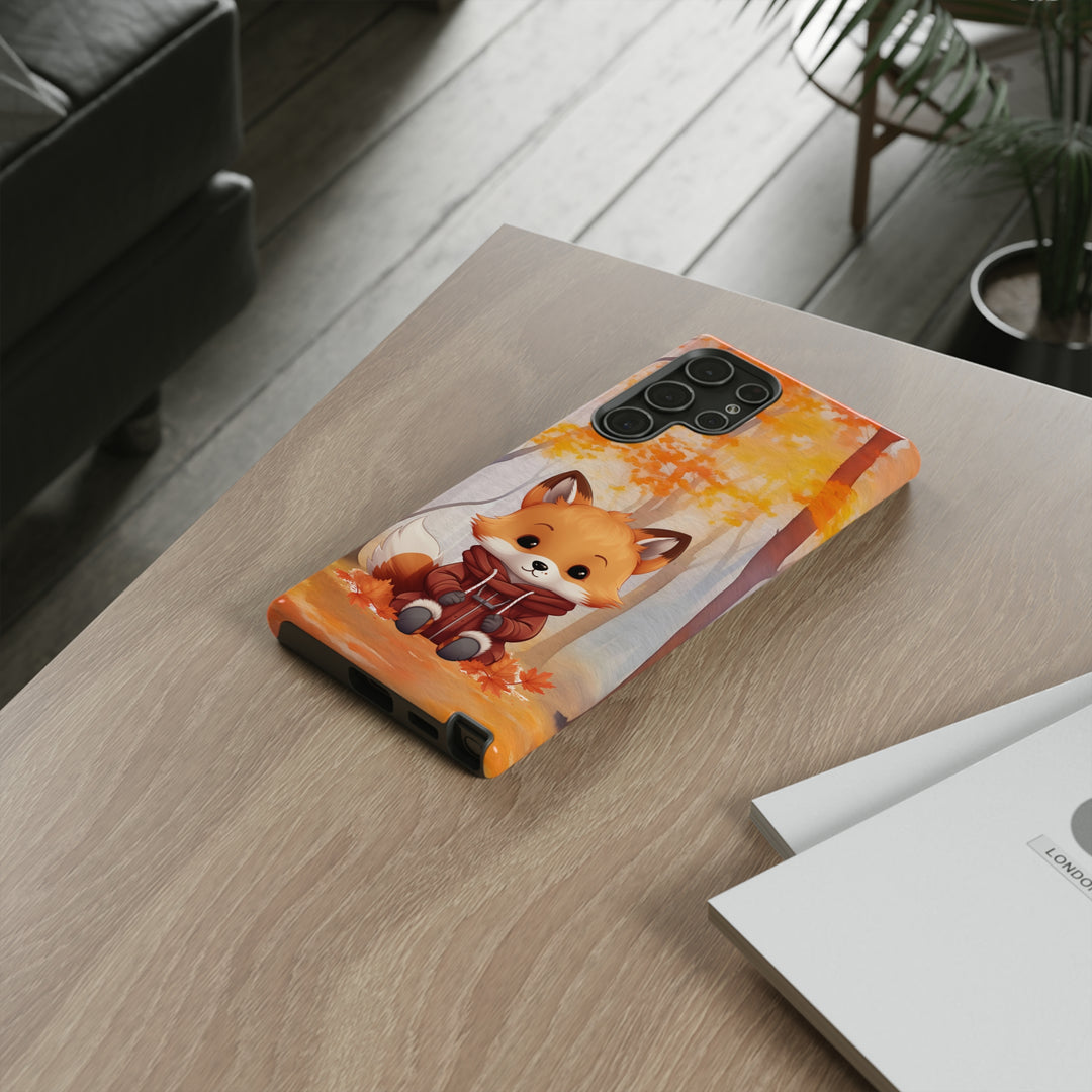 Baby Forest Fox Ready for Autumn - Samsung & iPhone Phone Case