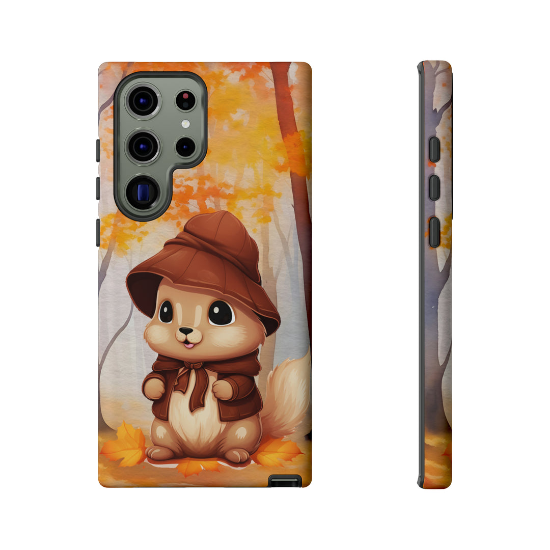 Baby Autumn Chipmunk Phone Case for iPhone, Samsung, Pixel