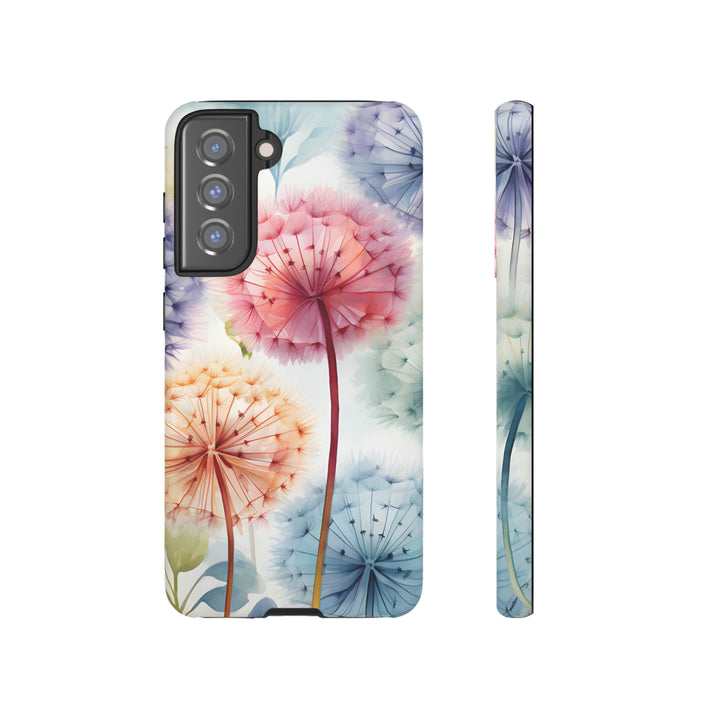 Colorful Field of Dandelions Phone Case