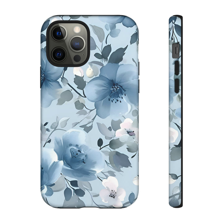 Dusty Blue Flowers | Phone Case for iPhone/Galaxy/Pixel