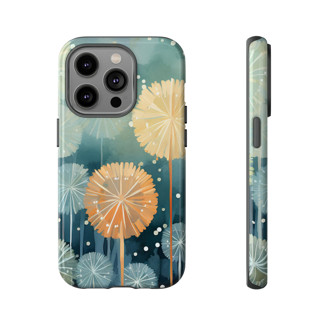 Abstract Dandelions Phone Case