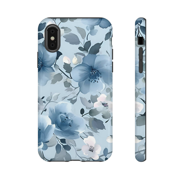 Dusty Blue Flowers | Phone Case for iPhone/Galaxy/Pixel