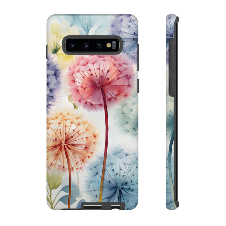 Colorful Field of Dandelions Phone Case