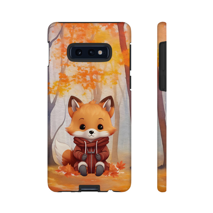 Baby Forest Fox Ready for Autumn - Samsung & iPhone Phone Case