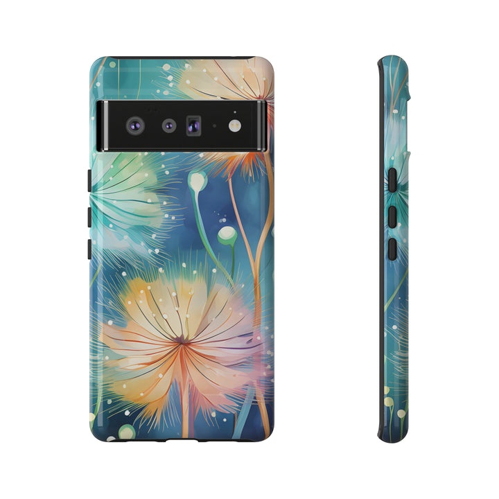 Whimsical Burst Dandelions Phone Case