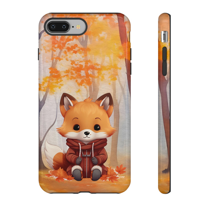 Baby Forest Fox Ready for Autumn - Samsung & iPhone Phone Case