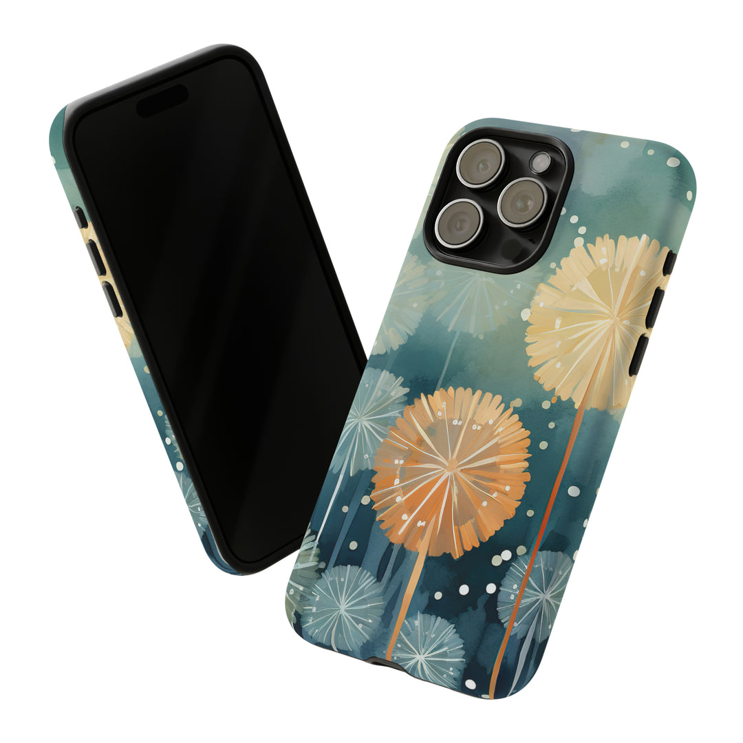 Abstract Dandelions Phone Case