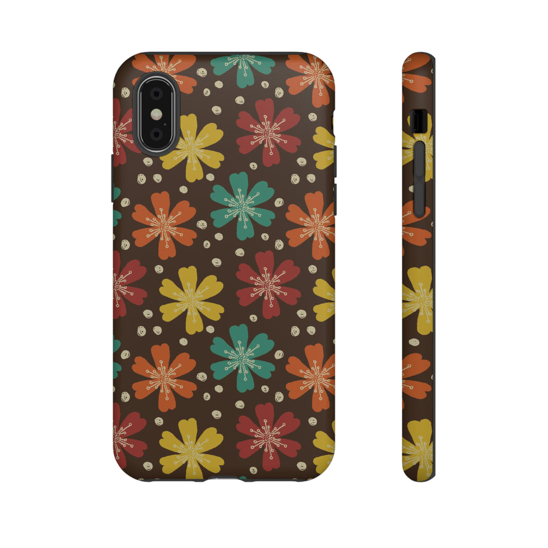 Retro Blooms in Color | Phone Case for iPhone/Galaxy/Pixel