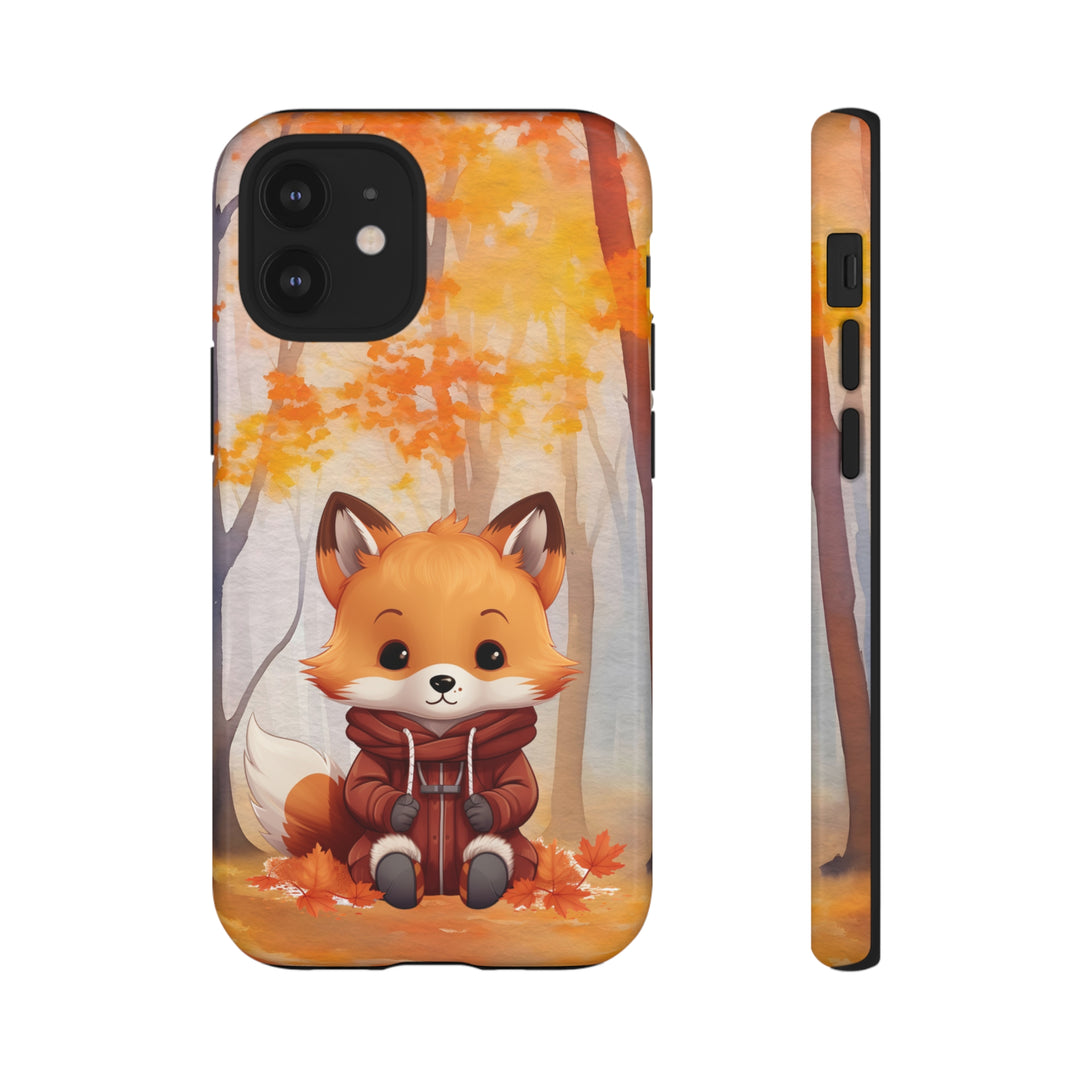 Baby Forest Fox Ready for Autumn - Samsung & iPhone Phone Case