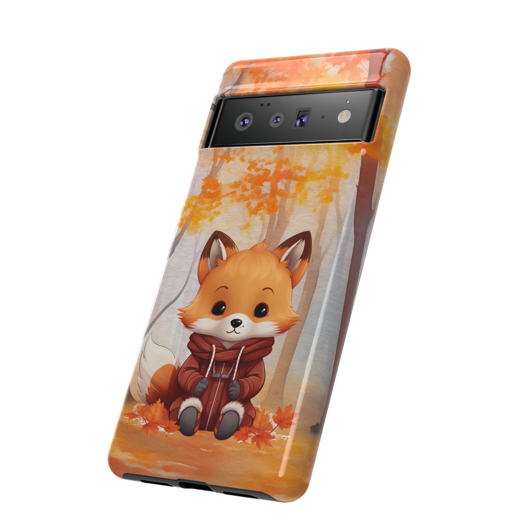 Baby Forest Fox Ready for Autumn - Samsung & iPhone Phone Case