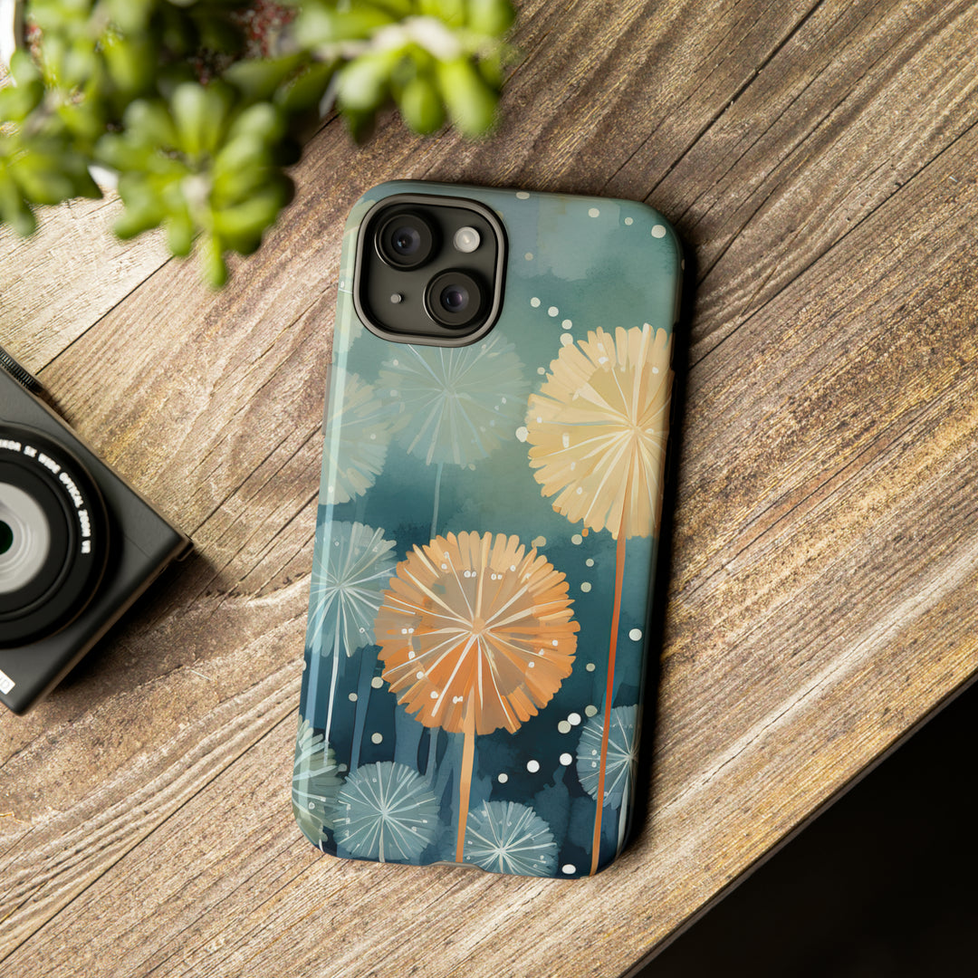 Abstract Dandelions Phone Case