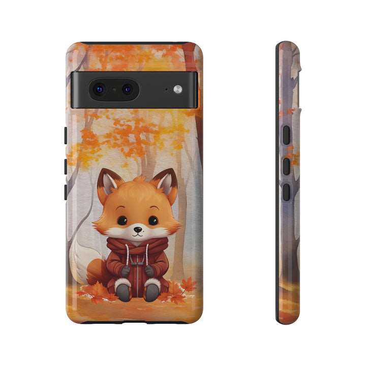 Baby Forest Fox Ready for Autumn - Samsung & iPhone Phone Case