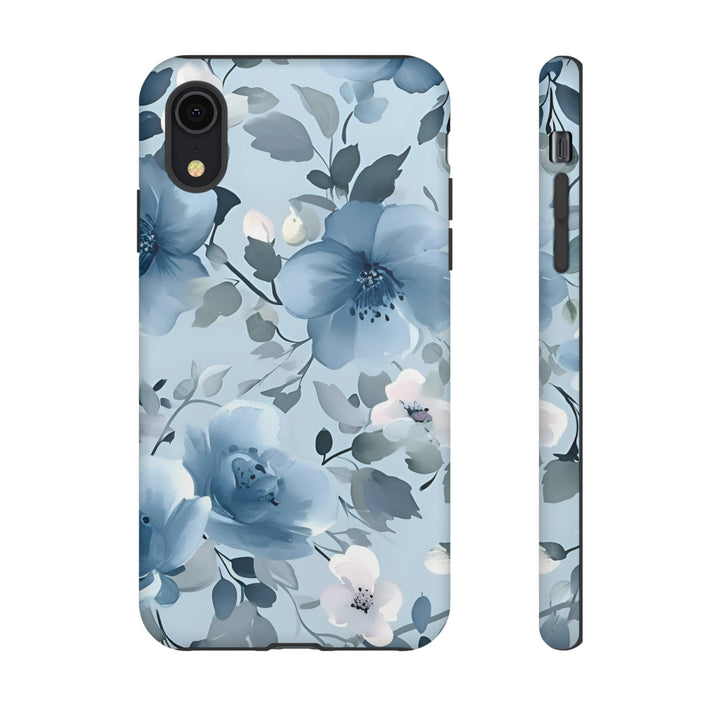 Dusty Blue Flowers | Phone Case for iPhone/Galaxy/Pixel