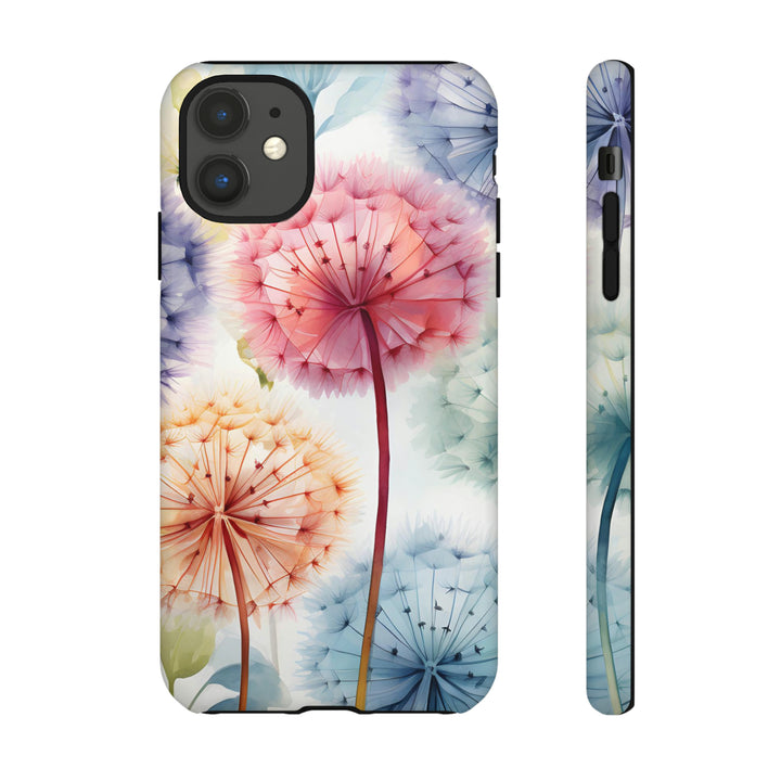 Colorful Field of Dandelions Phone Case