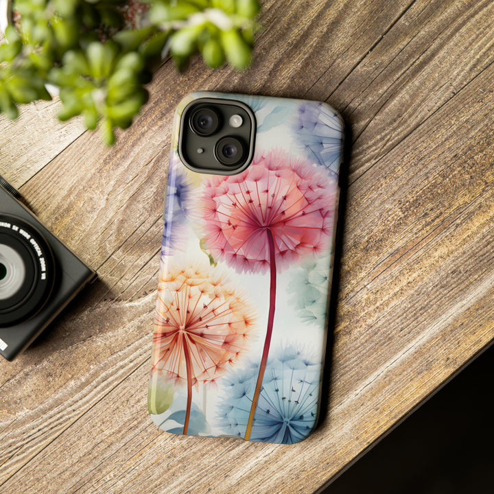 Colorful Field of Dandelions Phone Case