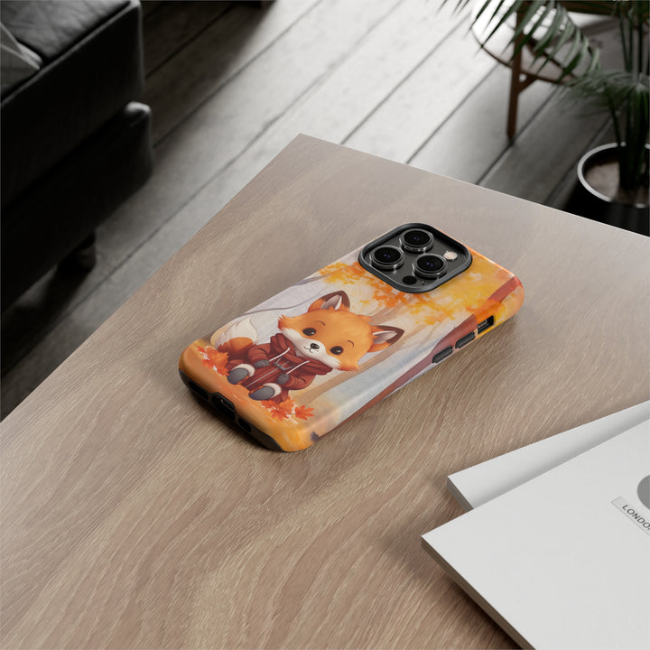 Baby Forest Fox Ready for Autumn - Samsung & iPhone Phone Case