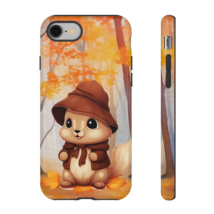 Baby Autumn Chipmunk Phone Case for iPhone, Samsung, Pixel