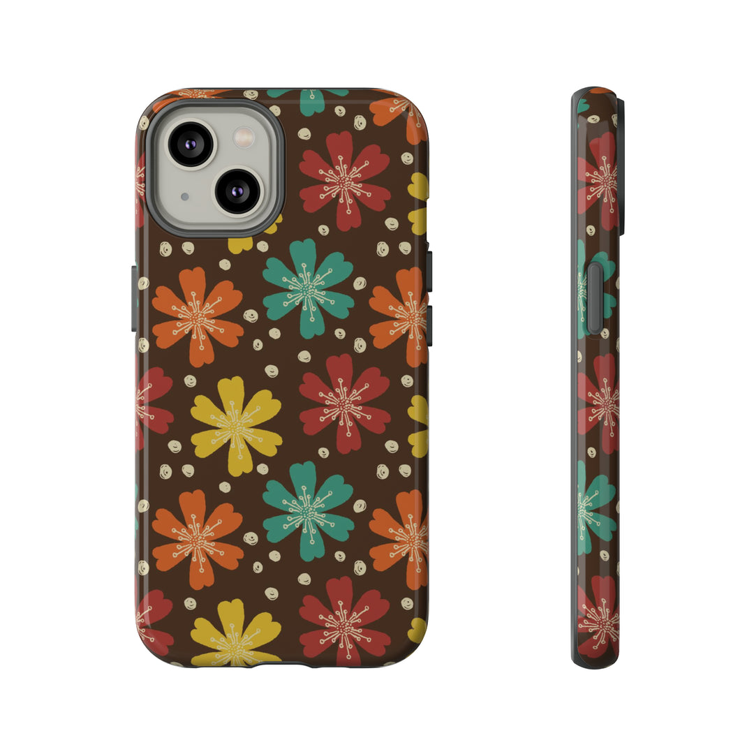 Retro Blooms in Color | Phone Case for iPhone/Galaxy/Pixel