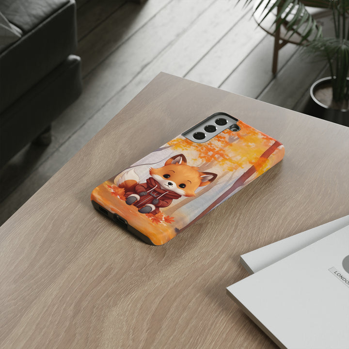 Baby Forest Fox Ready for Autumn - Samsung & iPhone Phone Case