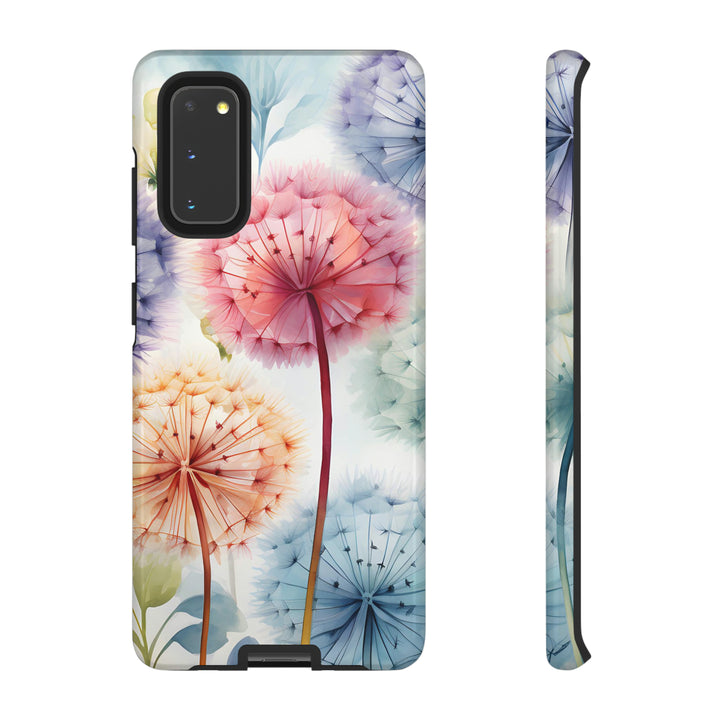 Colorful Field of Dandelions Phone Case