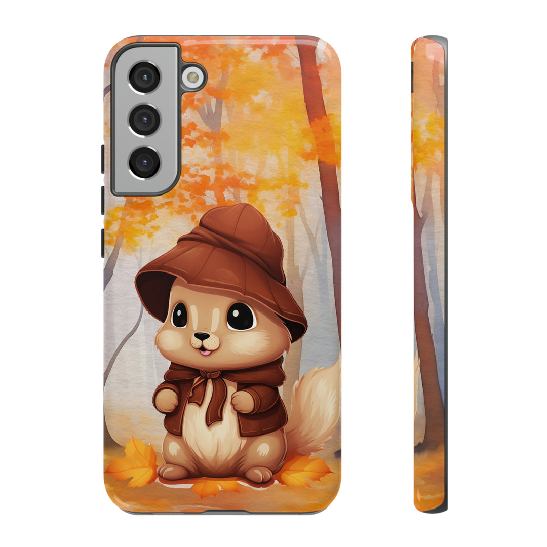 Baby Autumn Chipmunk Phone Case for iPhone, Samsung, Pixel