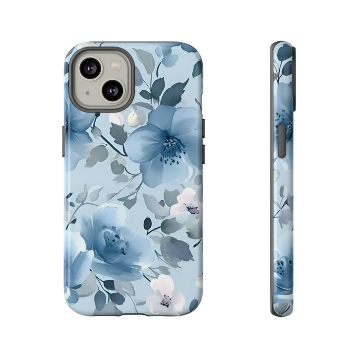 Dusty Blue Flowers | Phone Case for iPhone/Galaxy/Pixel