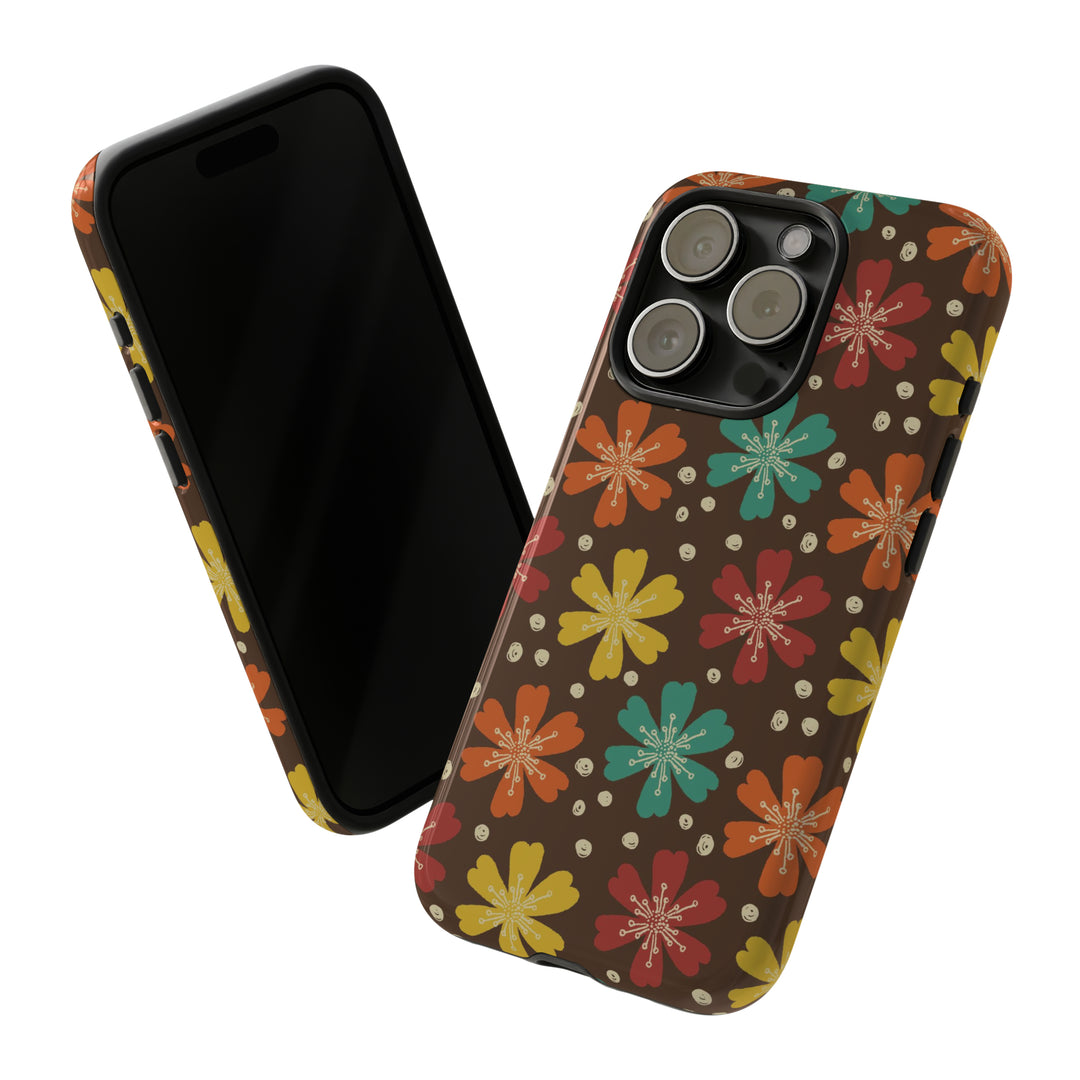 Retro Blooms in Color | Phone Case for iPhone/Galaxy/Pixel