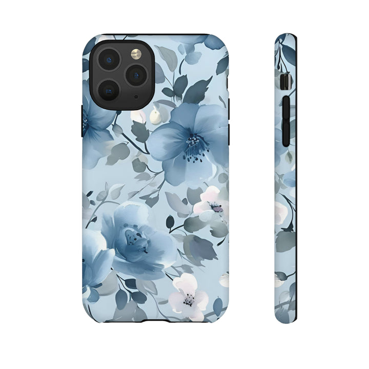 Dusty Blue Flowers | Phone Case for iPhone/Galaxy/Pixel