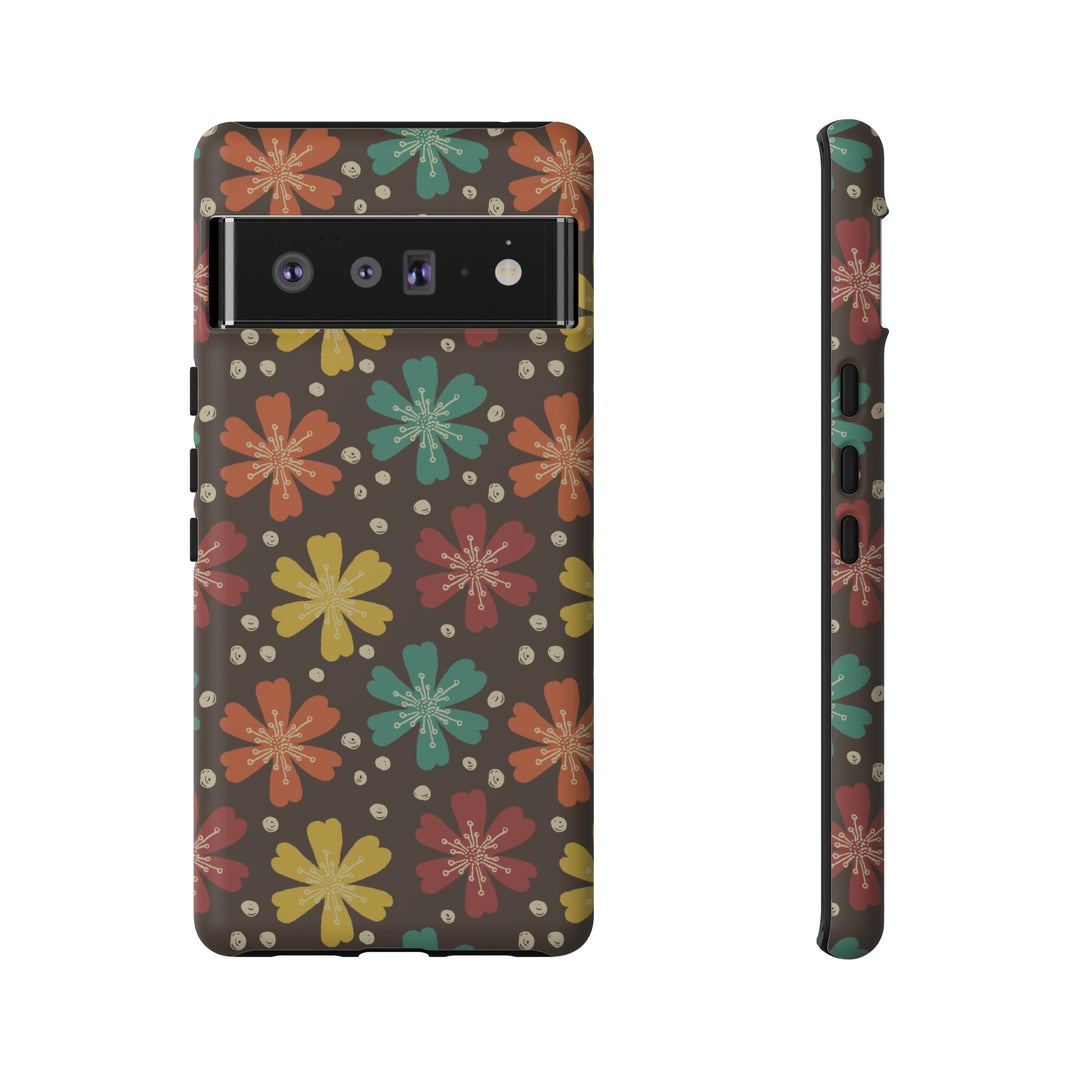 Retro Blooms in Color | Phone Case for iPhone/Galaxy/Pixel