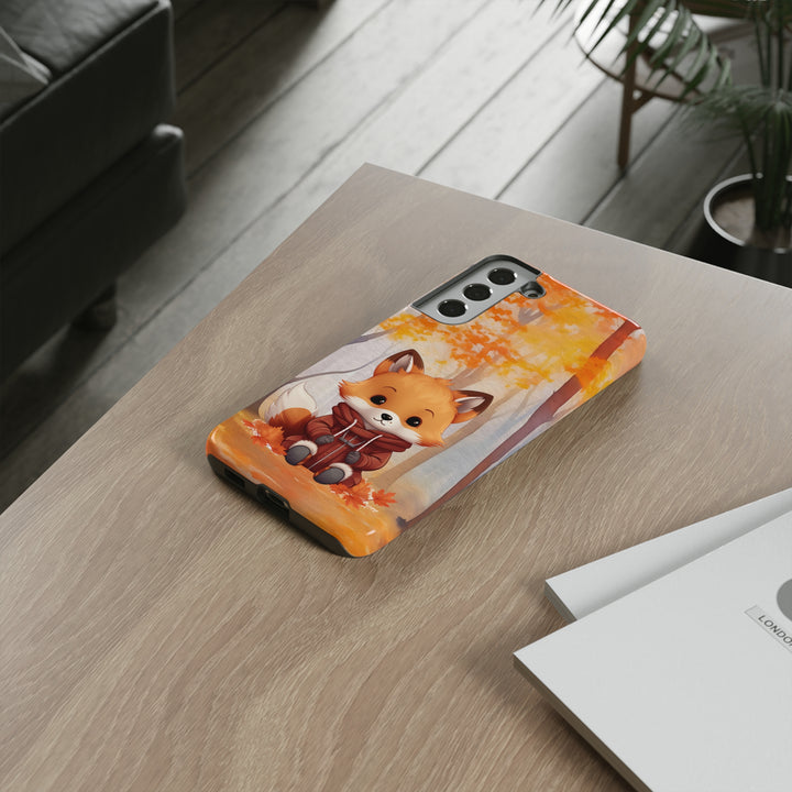 Baby Forest Fox Ready for Autumn - Samsung & iPhone Phone Case